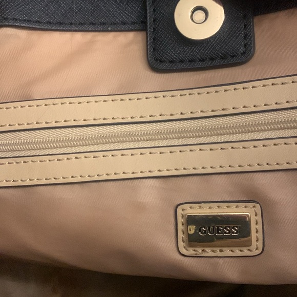 Guess Tote bag tan and black medium size - Picture 3 of 4